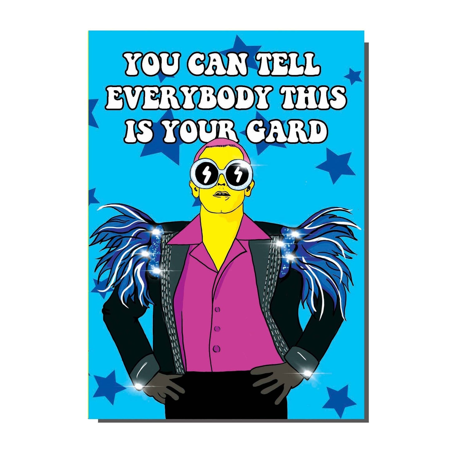 BYG066 Elton John Greetings Card