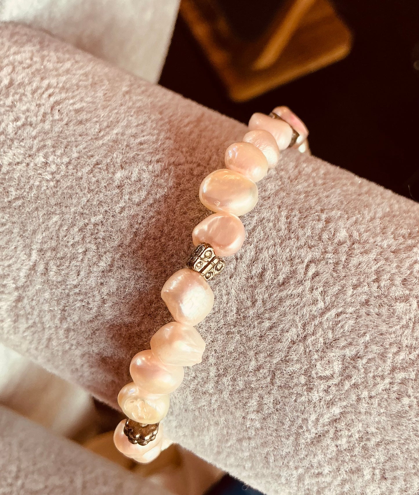 Pink Freshwater Pearl Bracelet