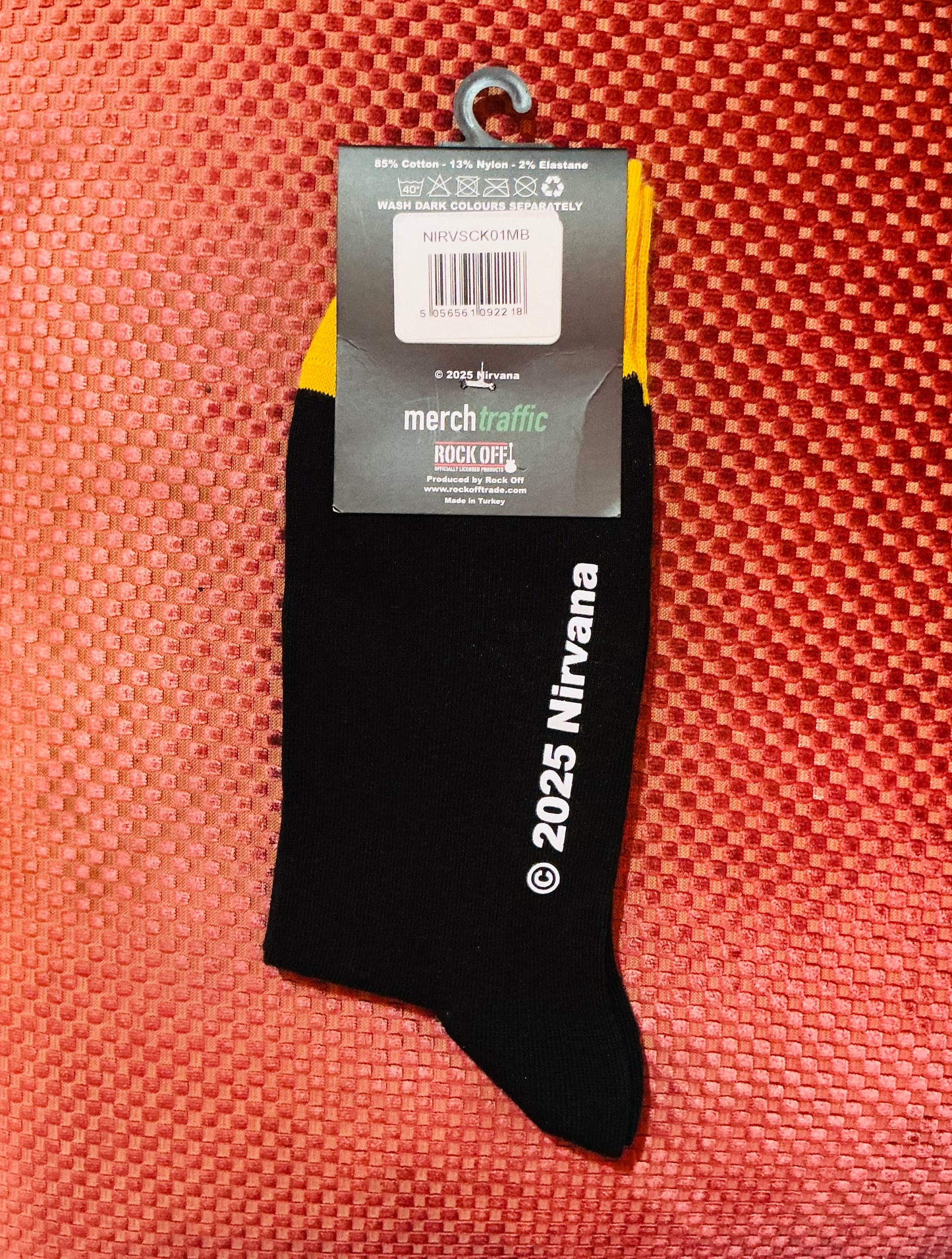 Nirvana Happy Face Socks