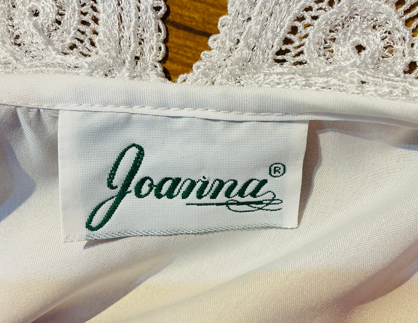1980s Vintage Joanna White Blouse