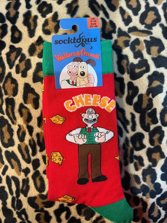 Socktopus Cheese Wallace Socks