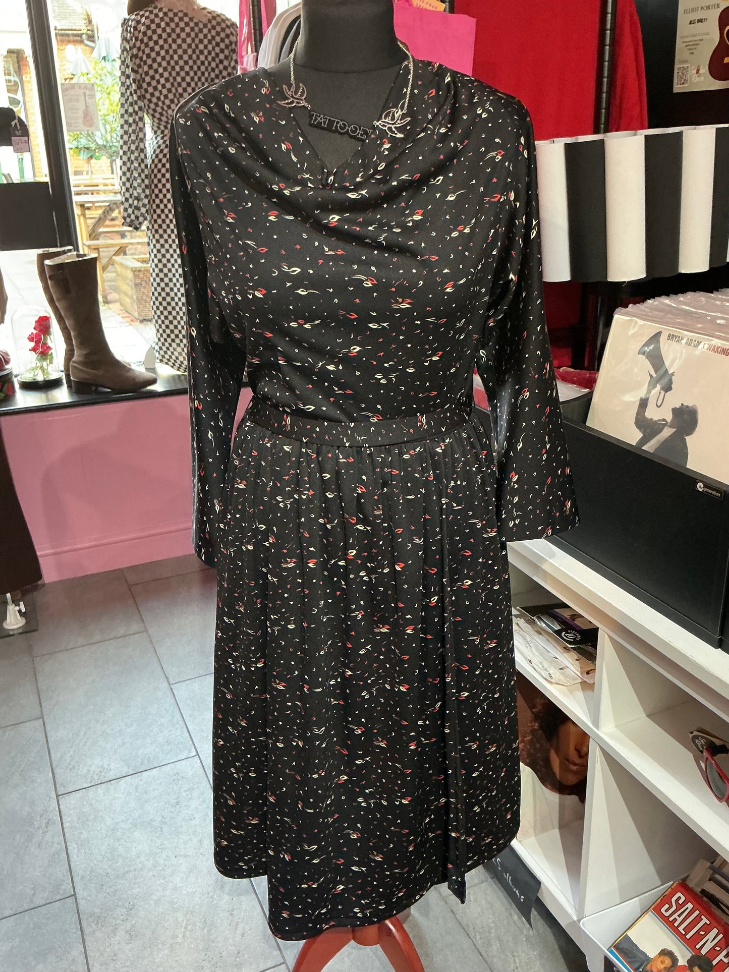1950s Vintage Marisa at Kitty Copeland Midi Dress