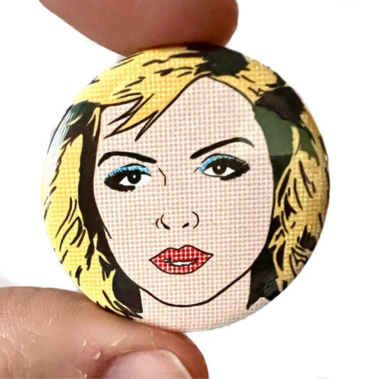 Blondie Newave Punk Music Button Pin Badge