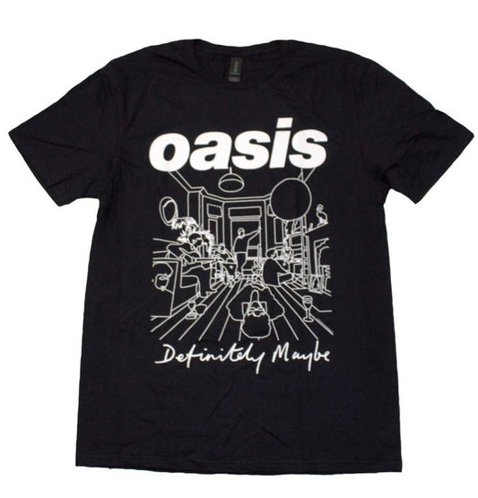 Oasis Definitely Maybe Band Top