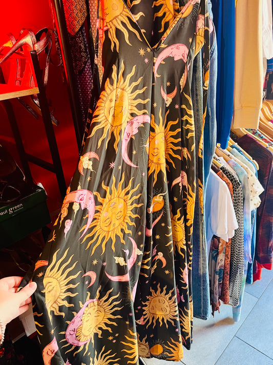 Celestial Sun and Moon Cosmic Drifters Jumpsuit