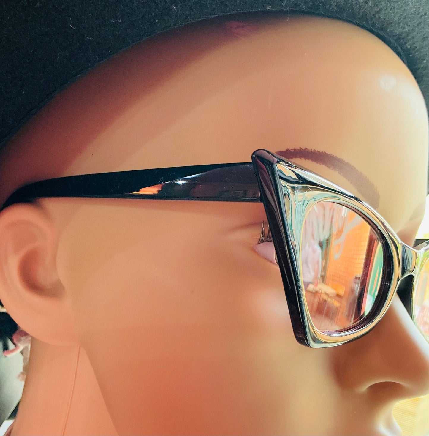 Black Cat Eye Sunglasses