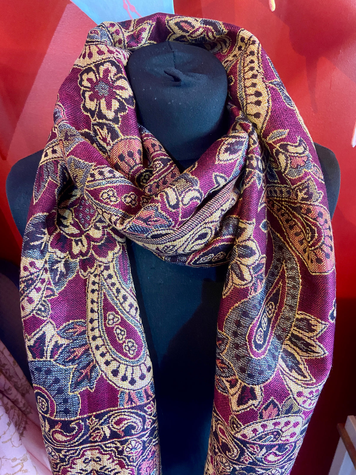 Two Toned 100% Pashmina Scarf