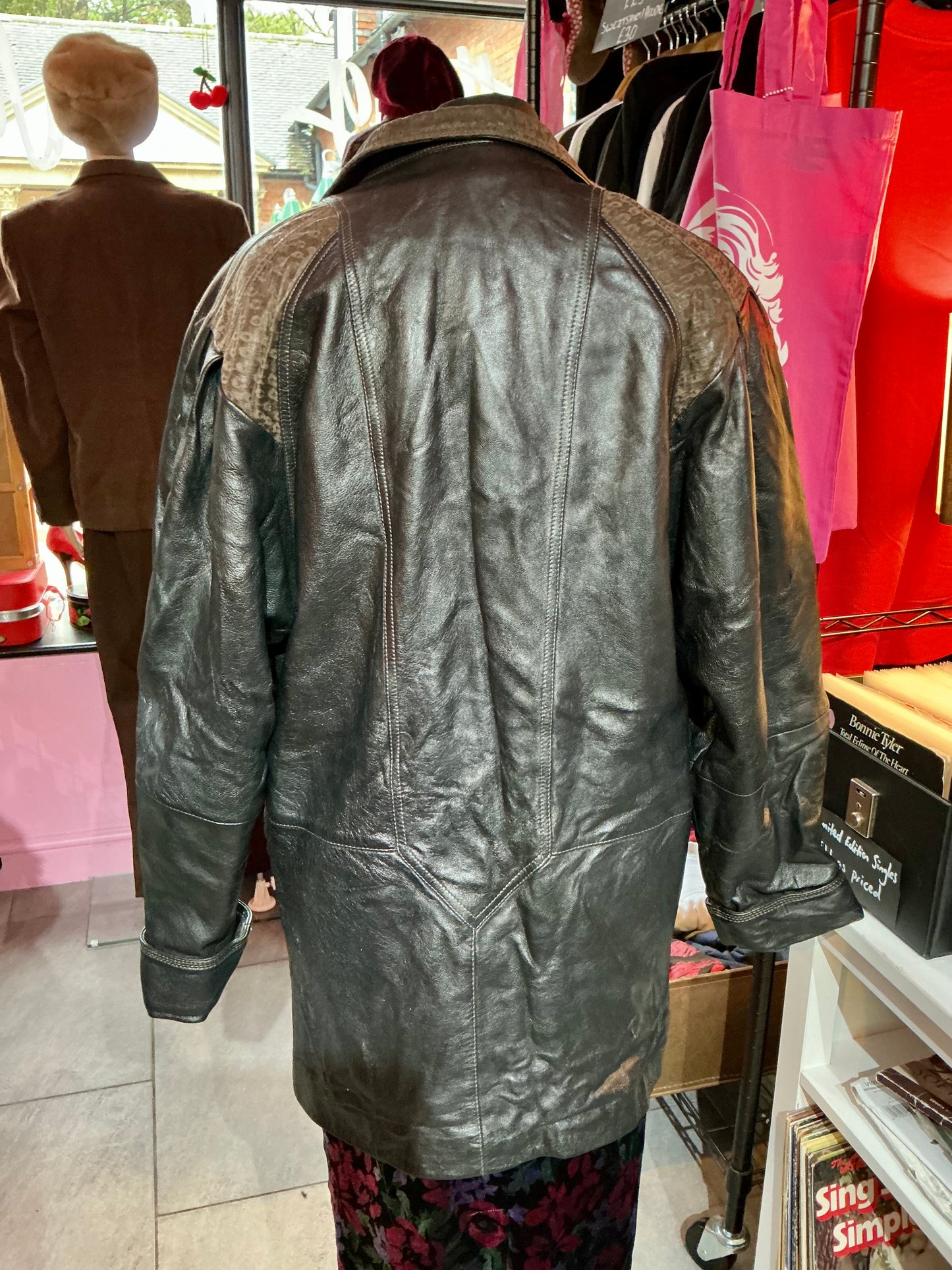 1980s Vintage Norma Model Leather Jacket