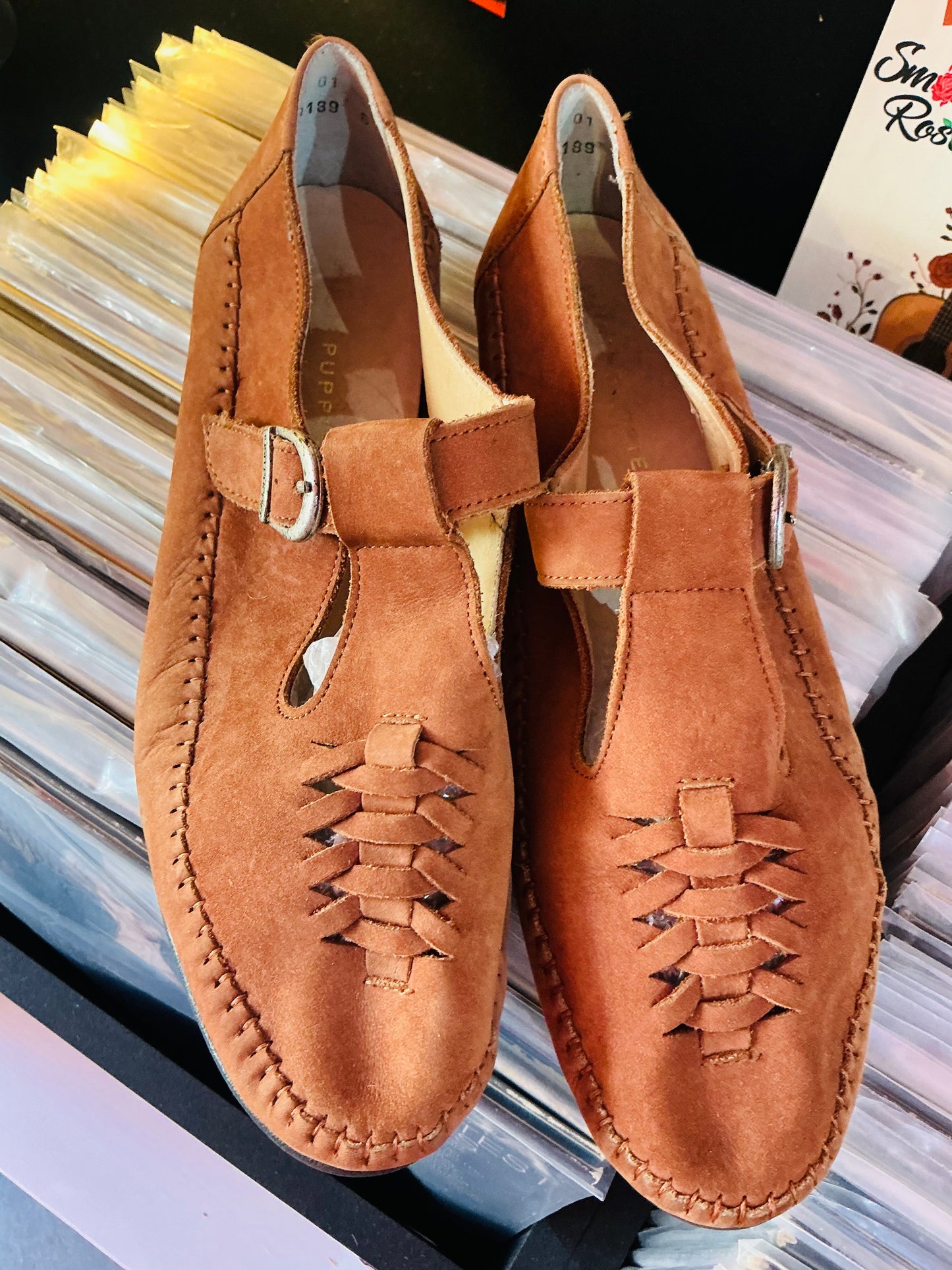 1990s Vintage Brown Suede Hush Puppies