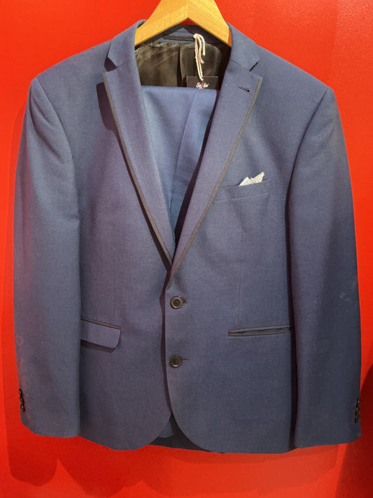 Dark Blue Suit Jacket & Trousers ‘Next’