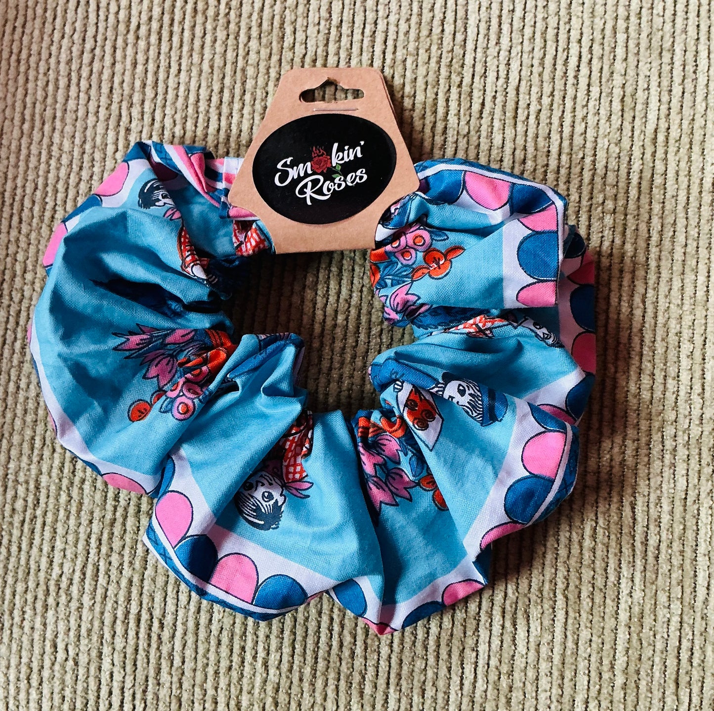 Handmade Vintage Fabric Scrunchies
