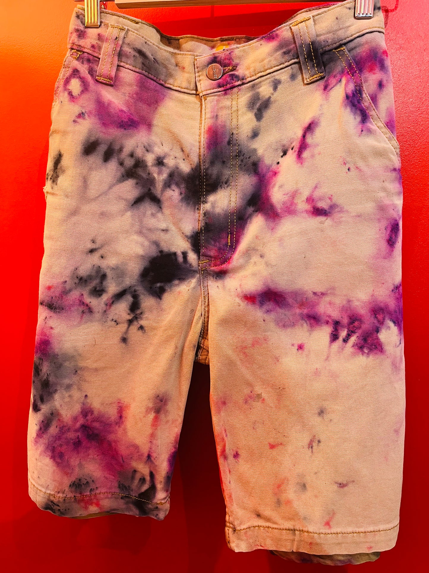 Hand Tie Dyed Carhartt Shorts