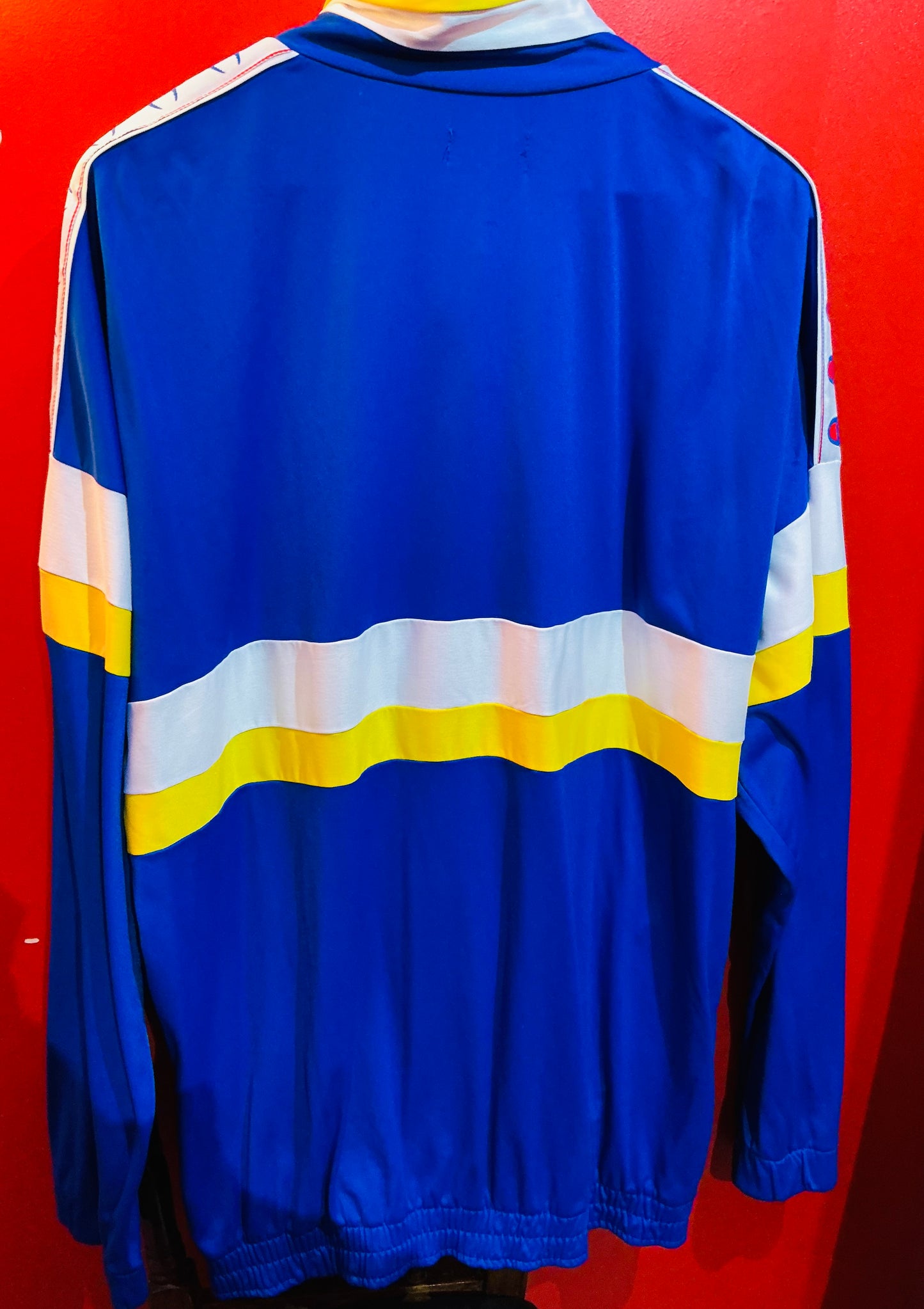 1990s Vintage Champion Blue Sports Jacket