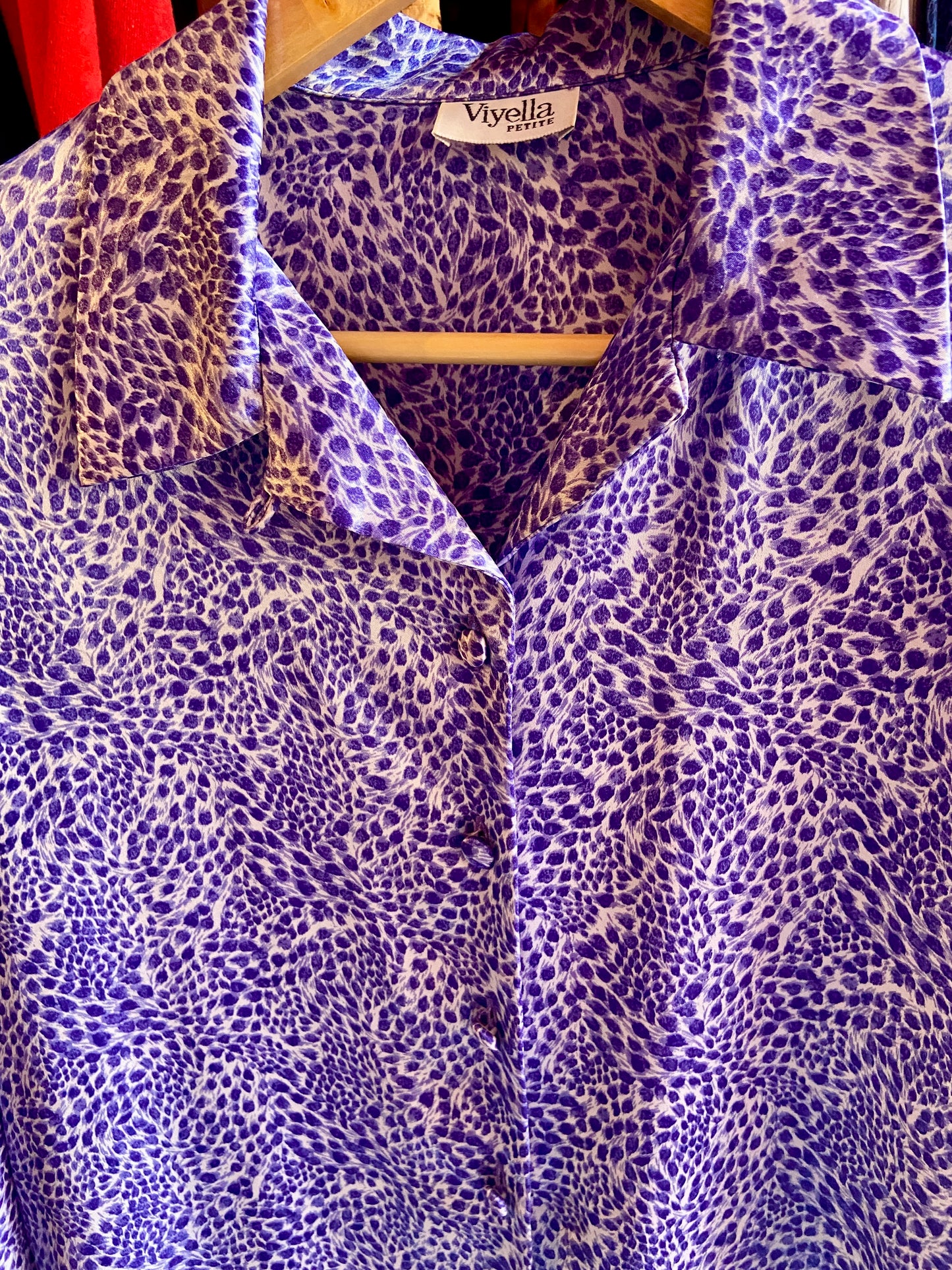 Purple Patterned Shirt