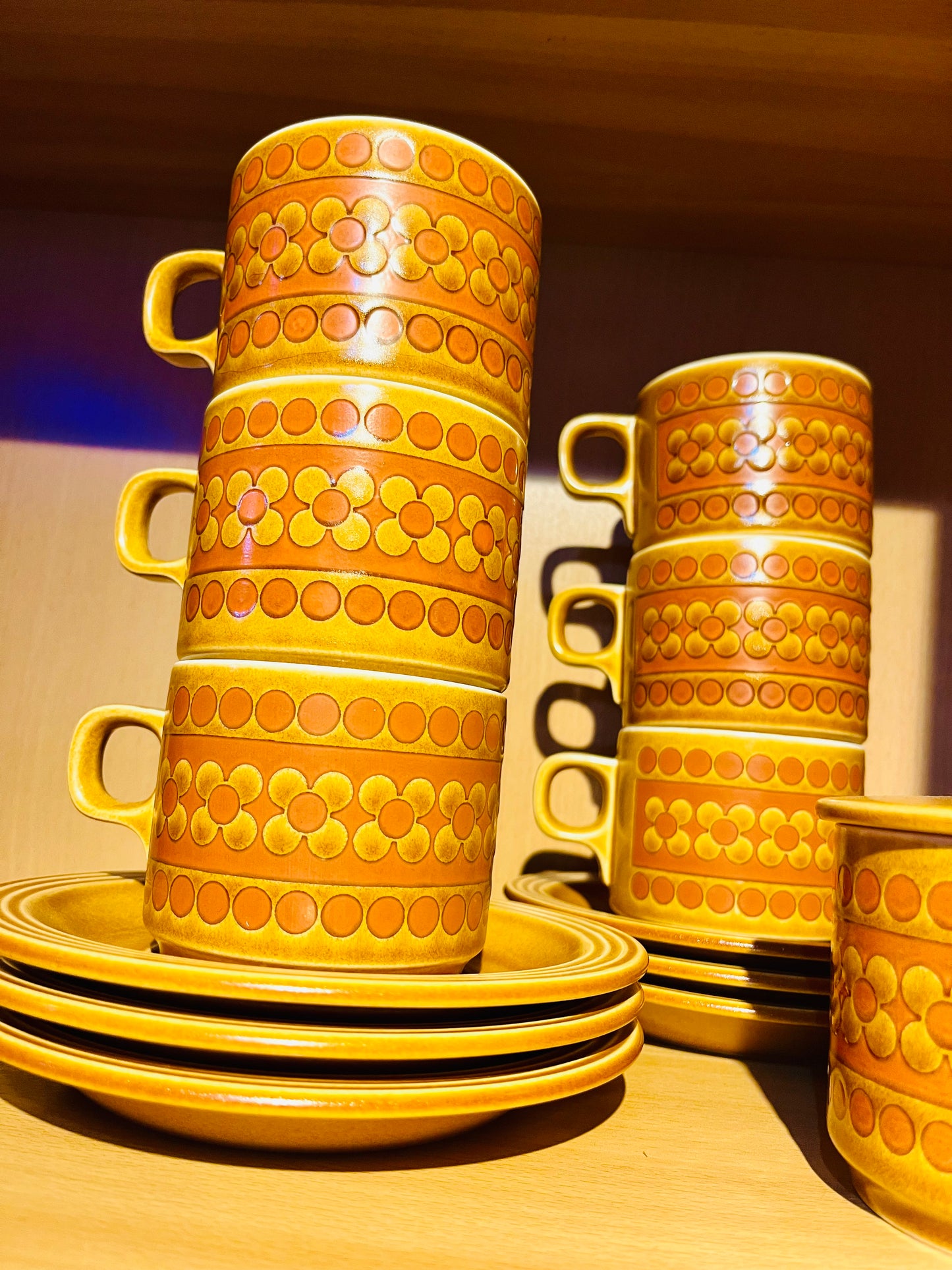 1970s Vintage Hornsea ‘Saffron Collection’ Coffee Set