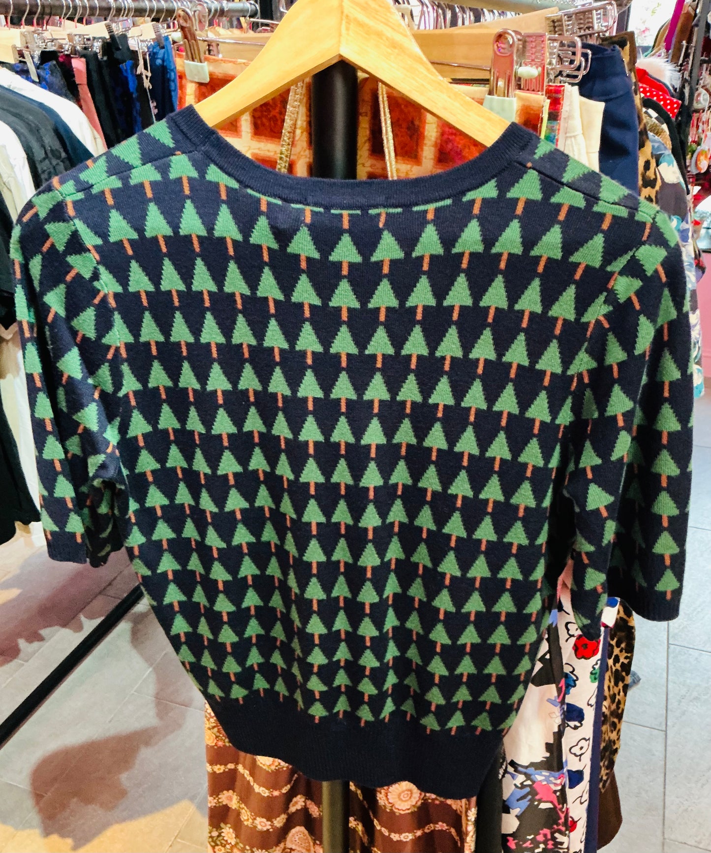 Banned Apparel Merry Holiday Tree Christmas Jumper Red/Green