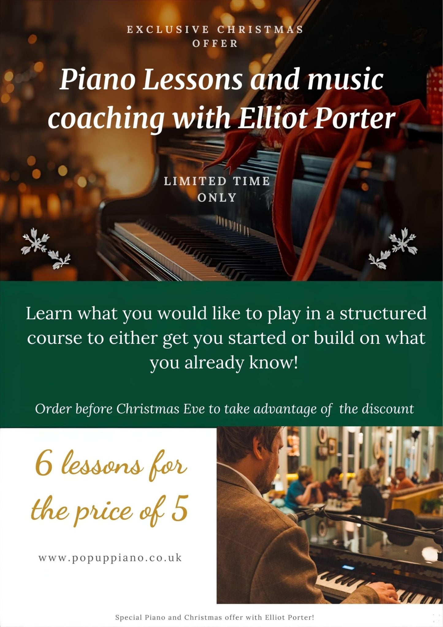 Piano Lessons Offer