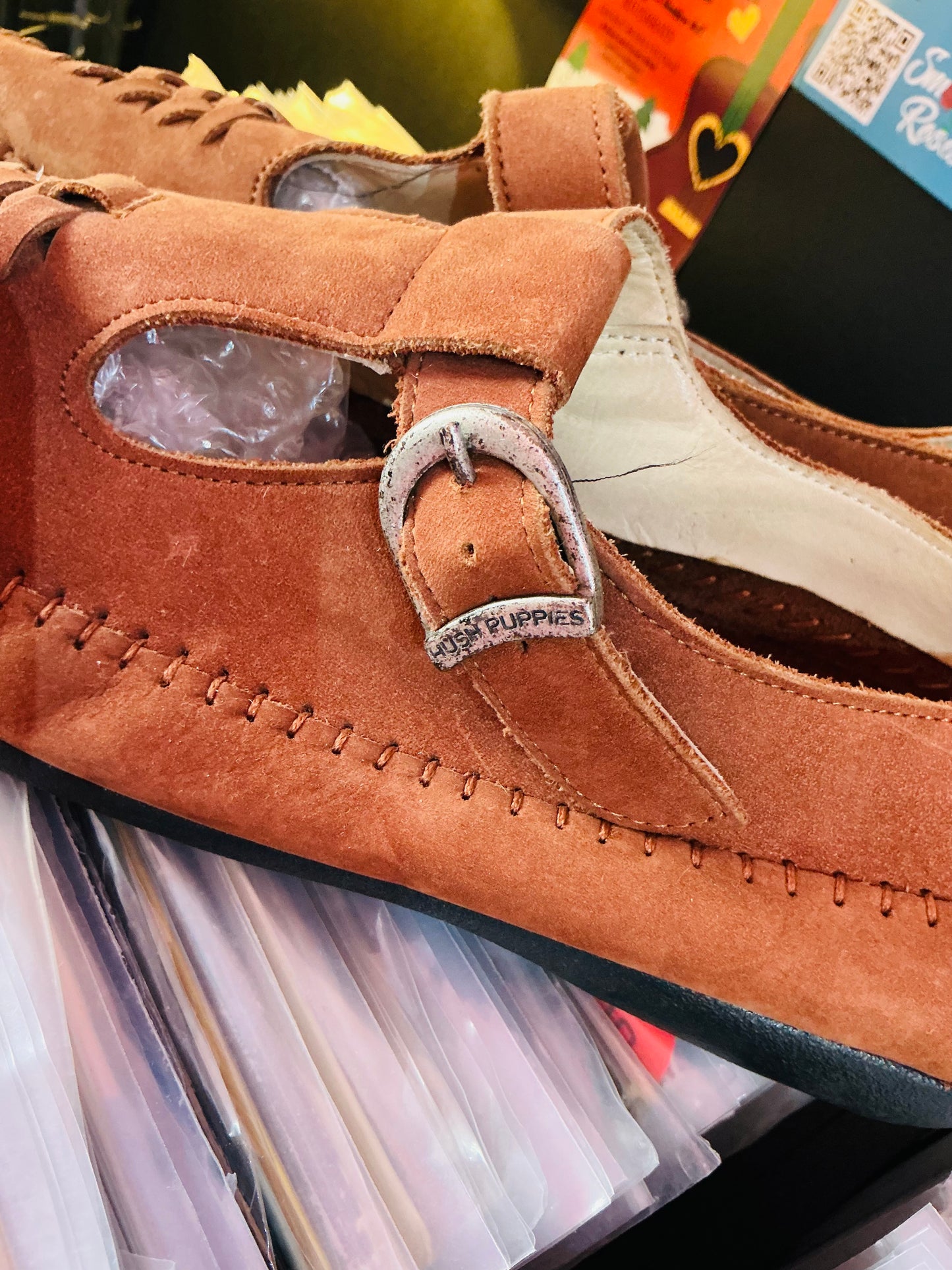 1990s Vintage Brown Suede Hush Puppies