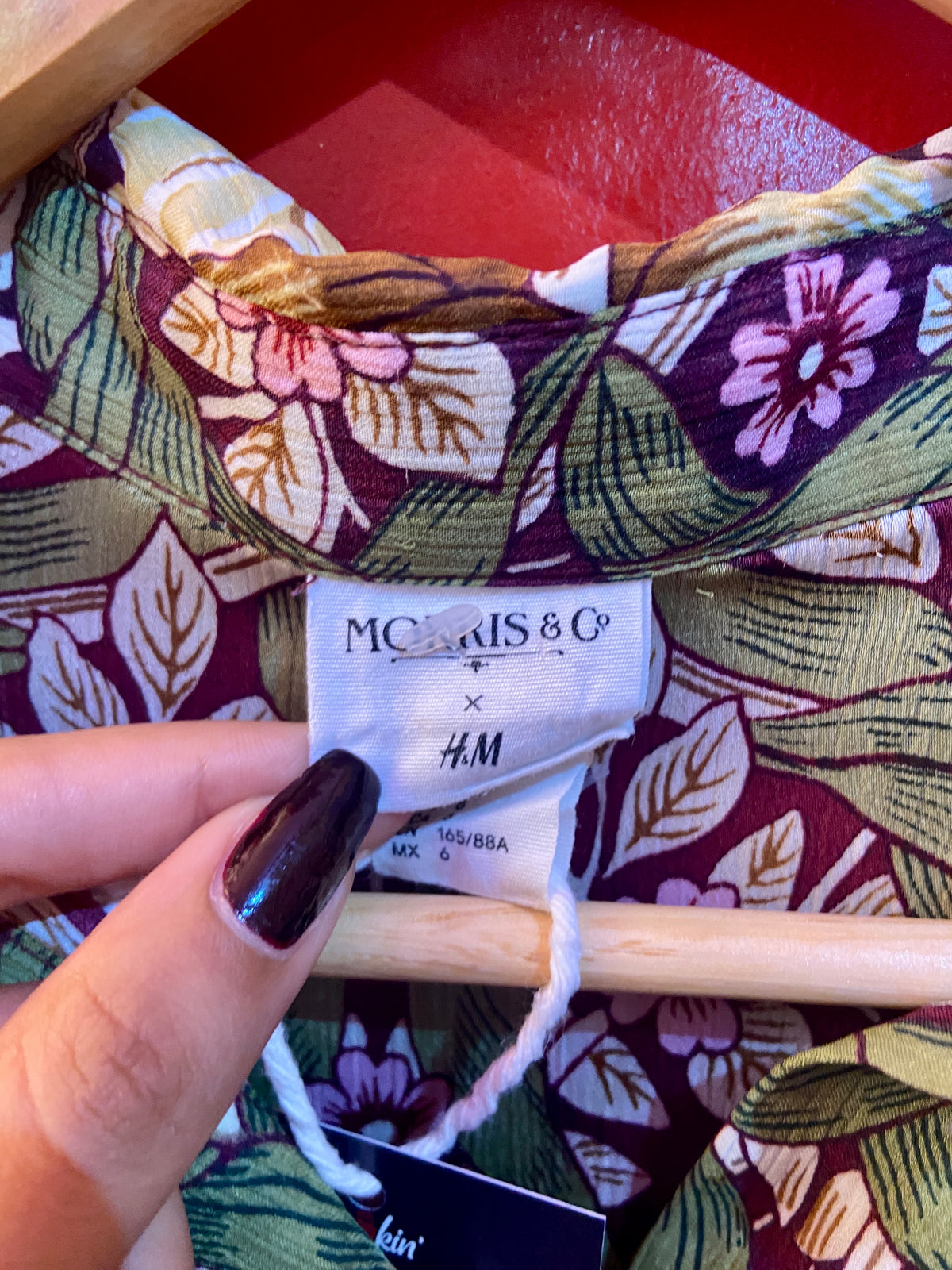 William Morris X H&M Floral Print Shirt