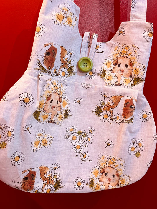 Handmade Guinea Pig Vintage Fabric Handbag