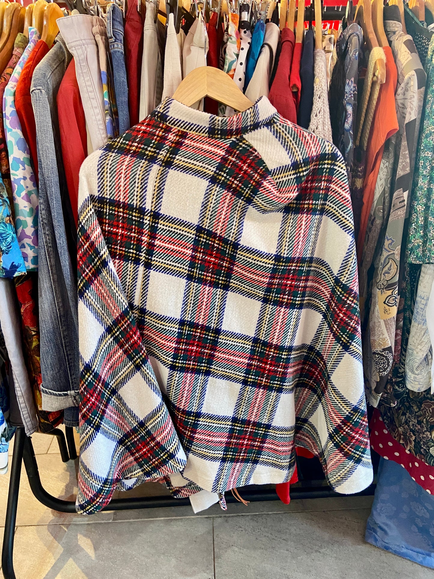 Tartan Poncho
