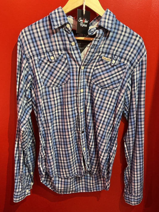 Tommy Hilfiger Blue Checked Shirt