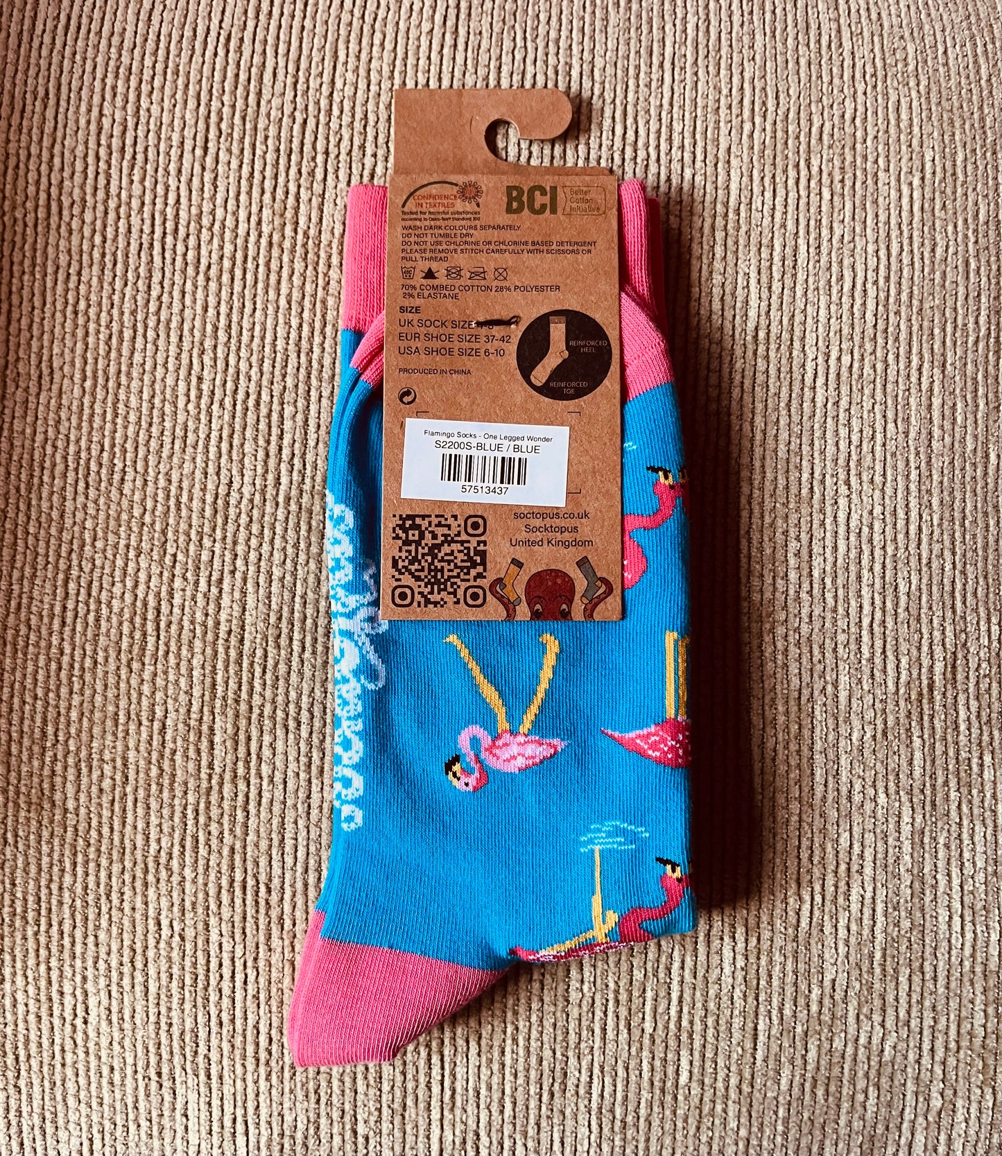 Socktopus Flamingo Socks