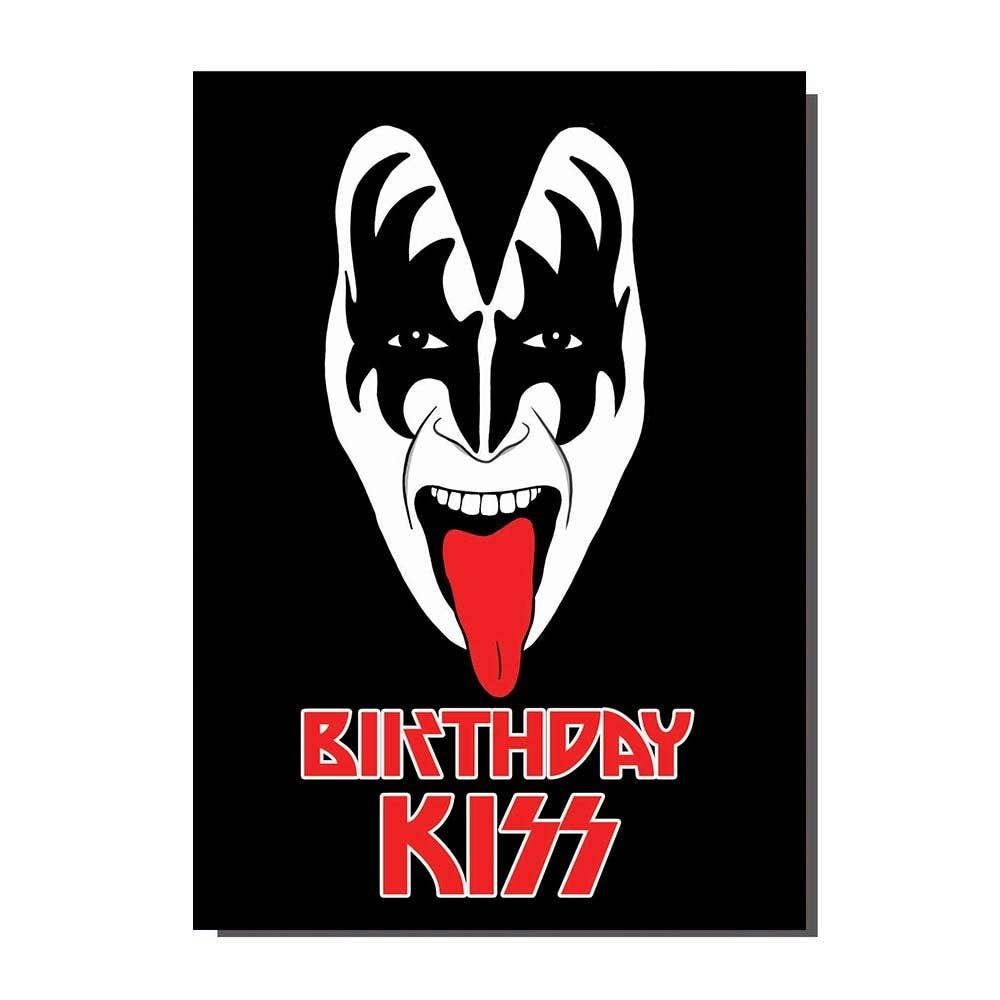 Birthday Kiss Greetings Card