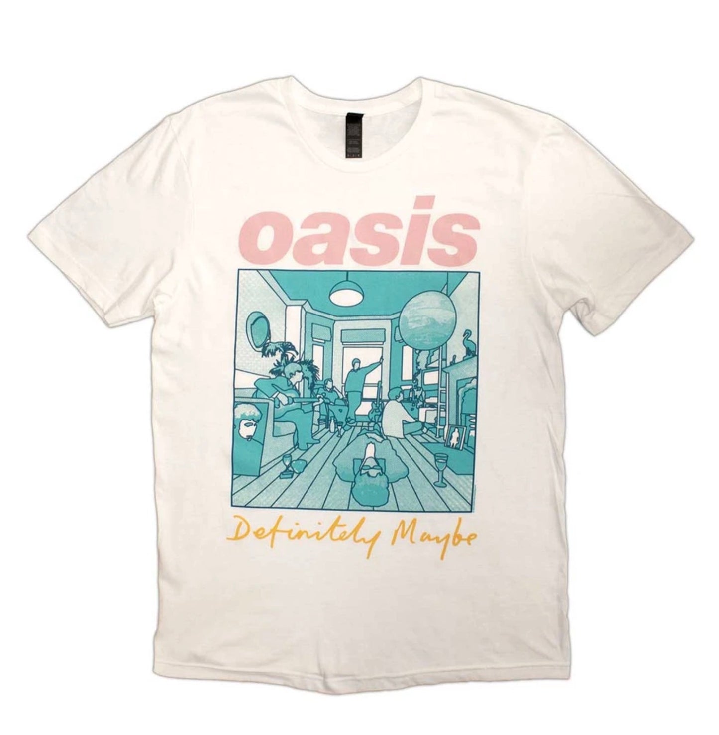 Oasis Definitely Maybe Band Top