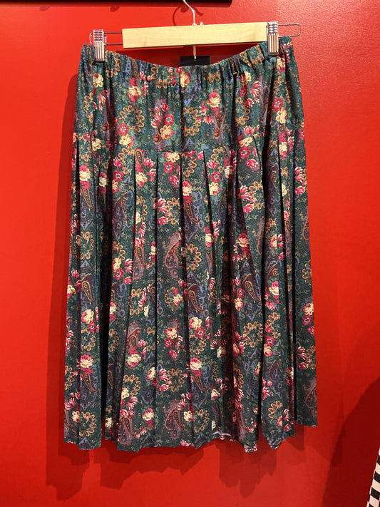 Vintage Debenhams Paisley Floral Skirt