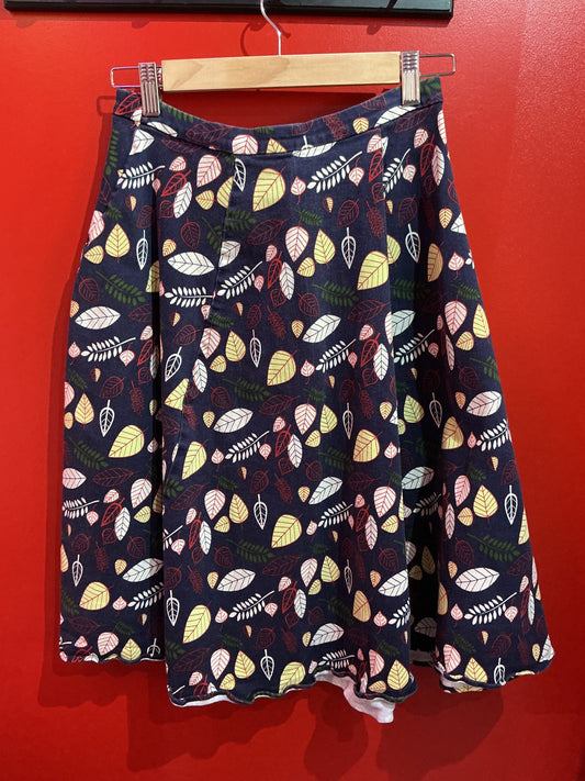 Collectif Vintage Autumn Leaves Midi Skirt