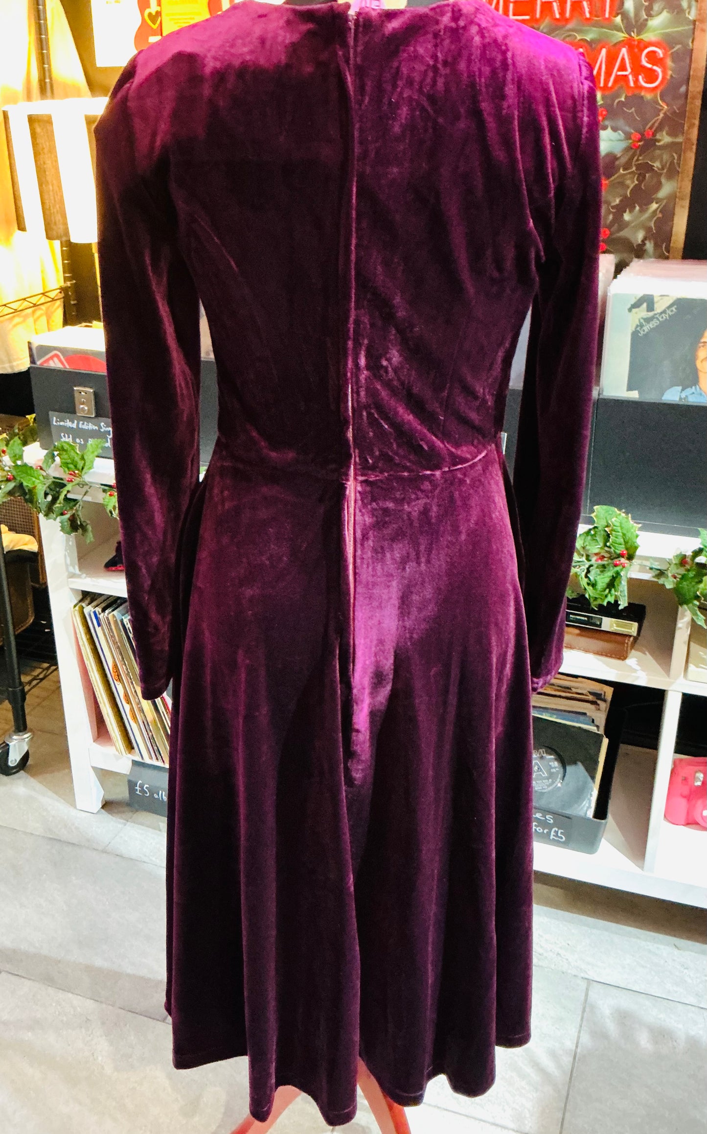 Banned Retro A Royal Evening Purple Swing Dress
