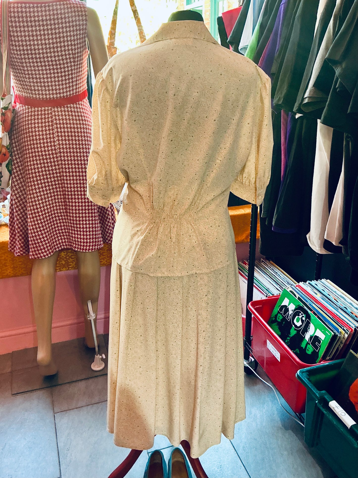 Reldan Vintage Skirt/Shirt Set