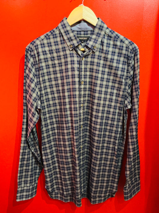 Vintage Jaeger Green & Blue Checked Shirt