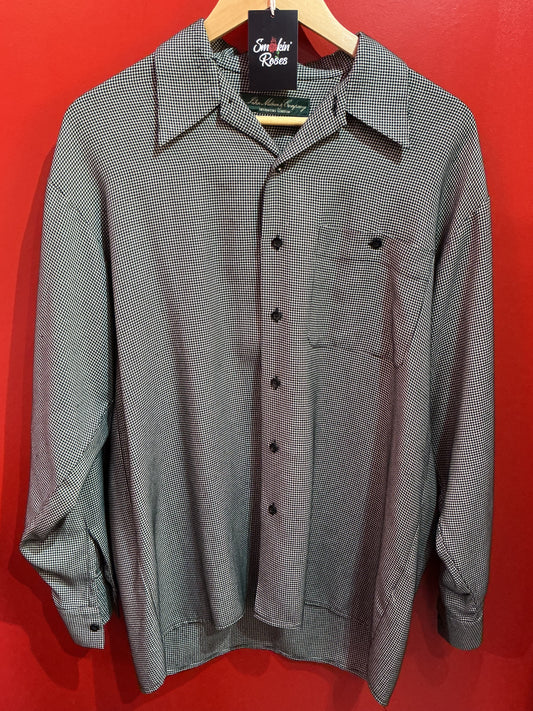 Black & White Dogtooth Shirt