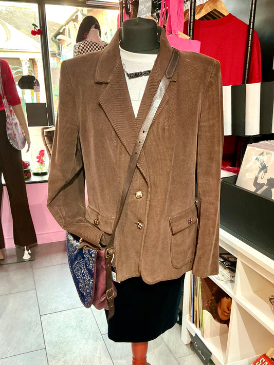 1970s Vintage Jaeger Brown Corduroy Jacket