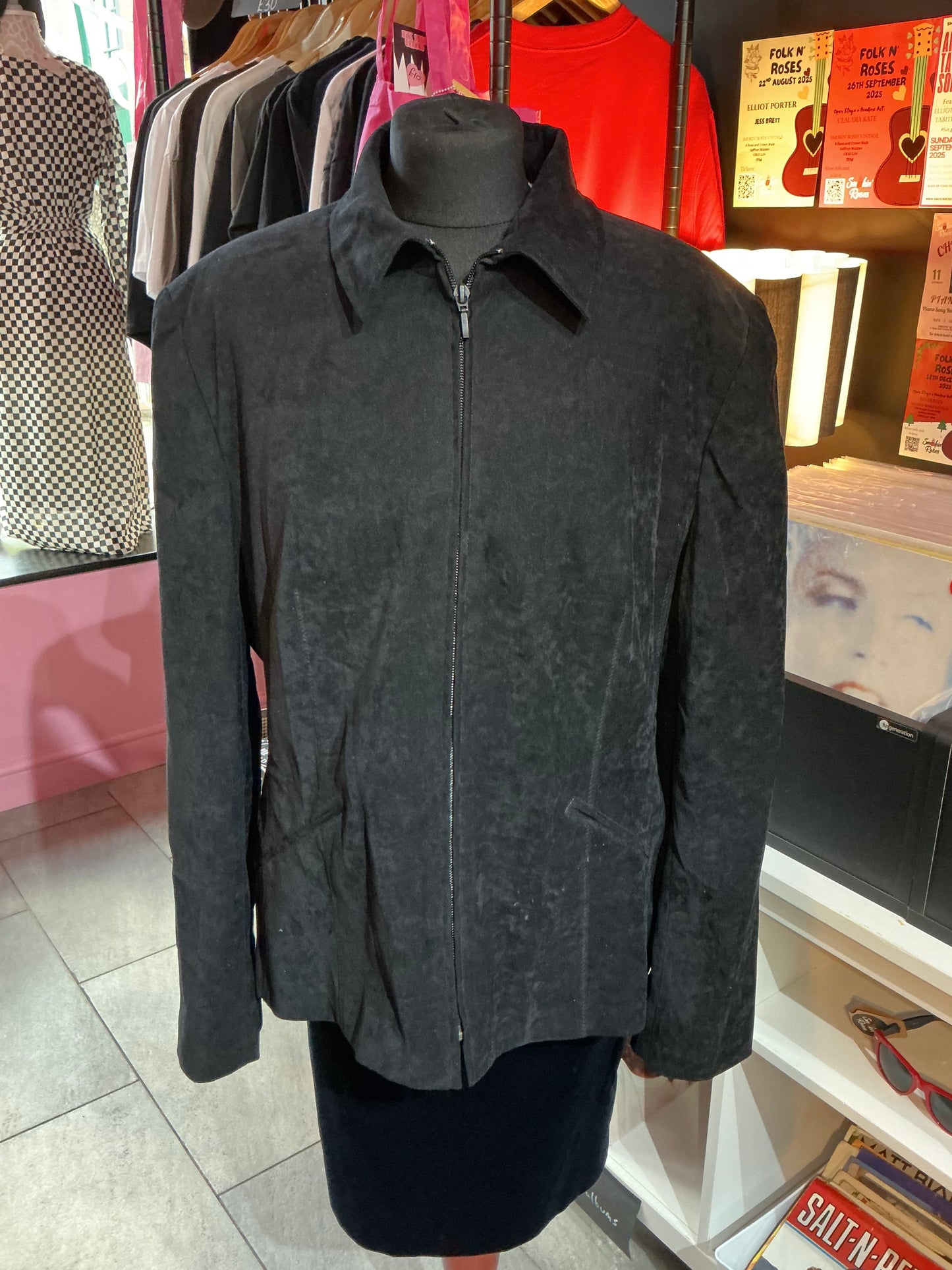 1990s Vintage Black M&Co Jacket