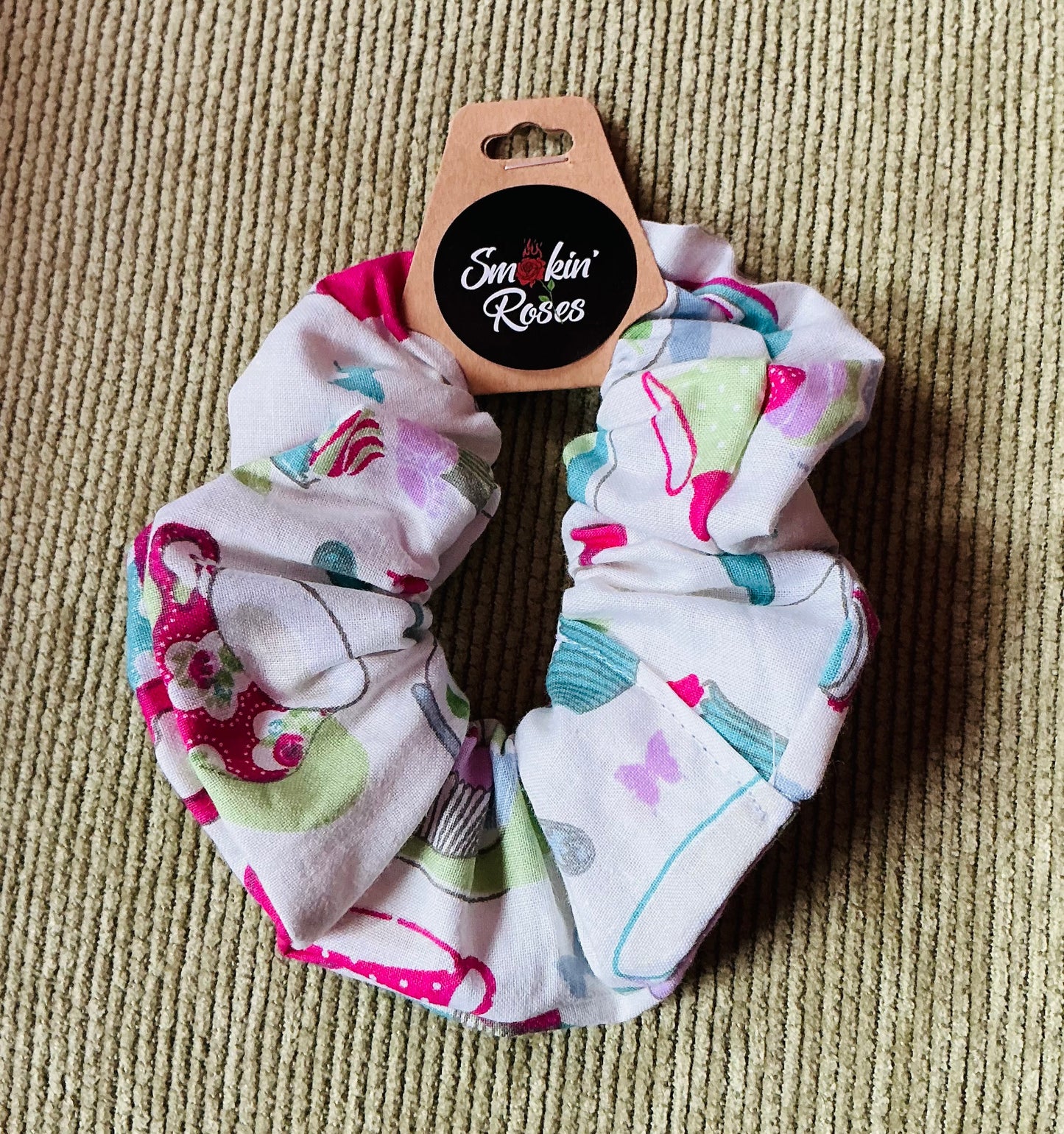 Handmade Vintage Fabric Scrunchies