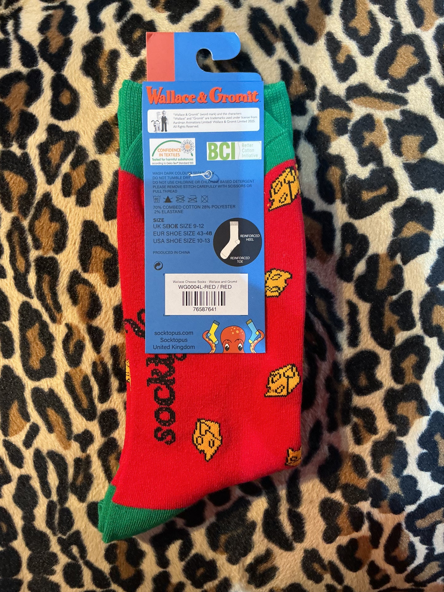 Socktopus Cheese Wallace Socks