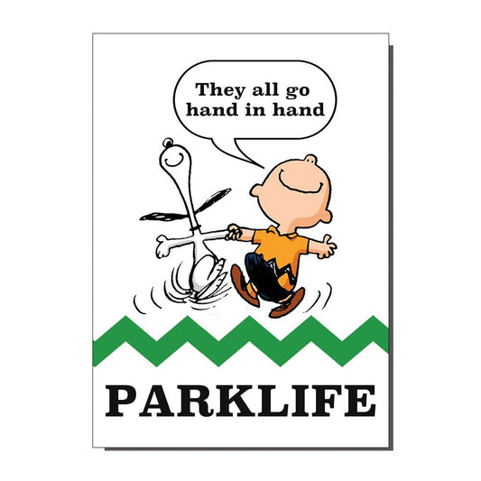 Parklife Brit Pop Inspired Greetings Card 