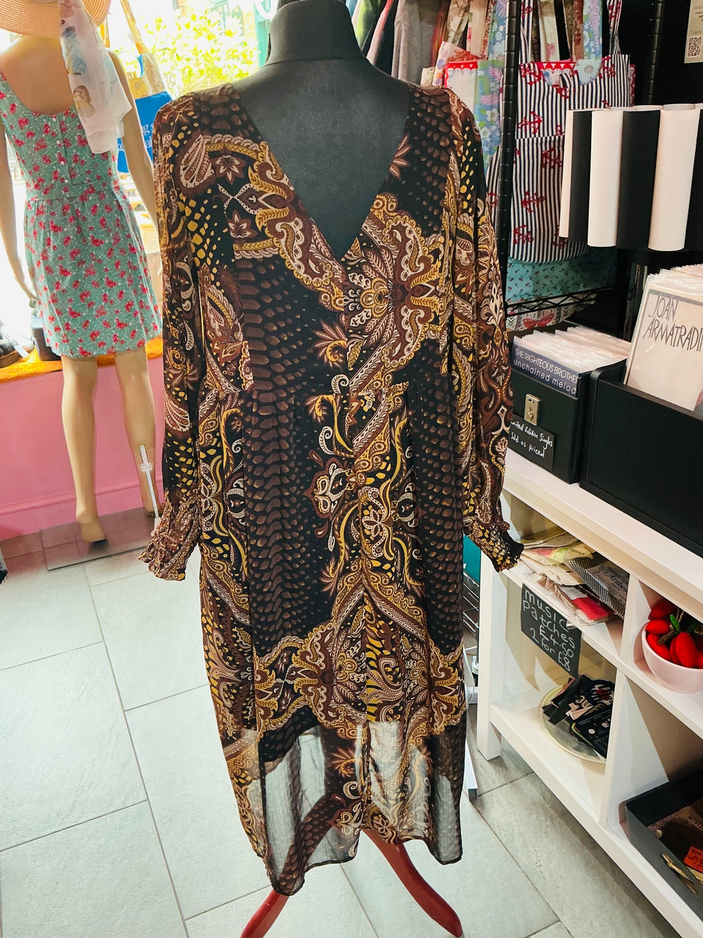 1970s Style Smock Dress