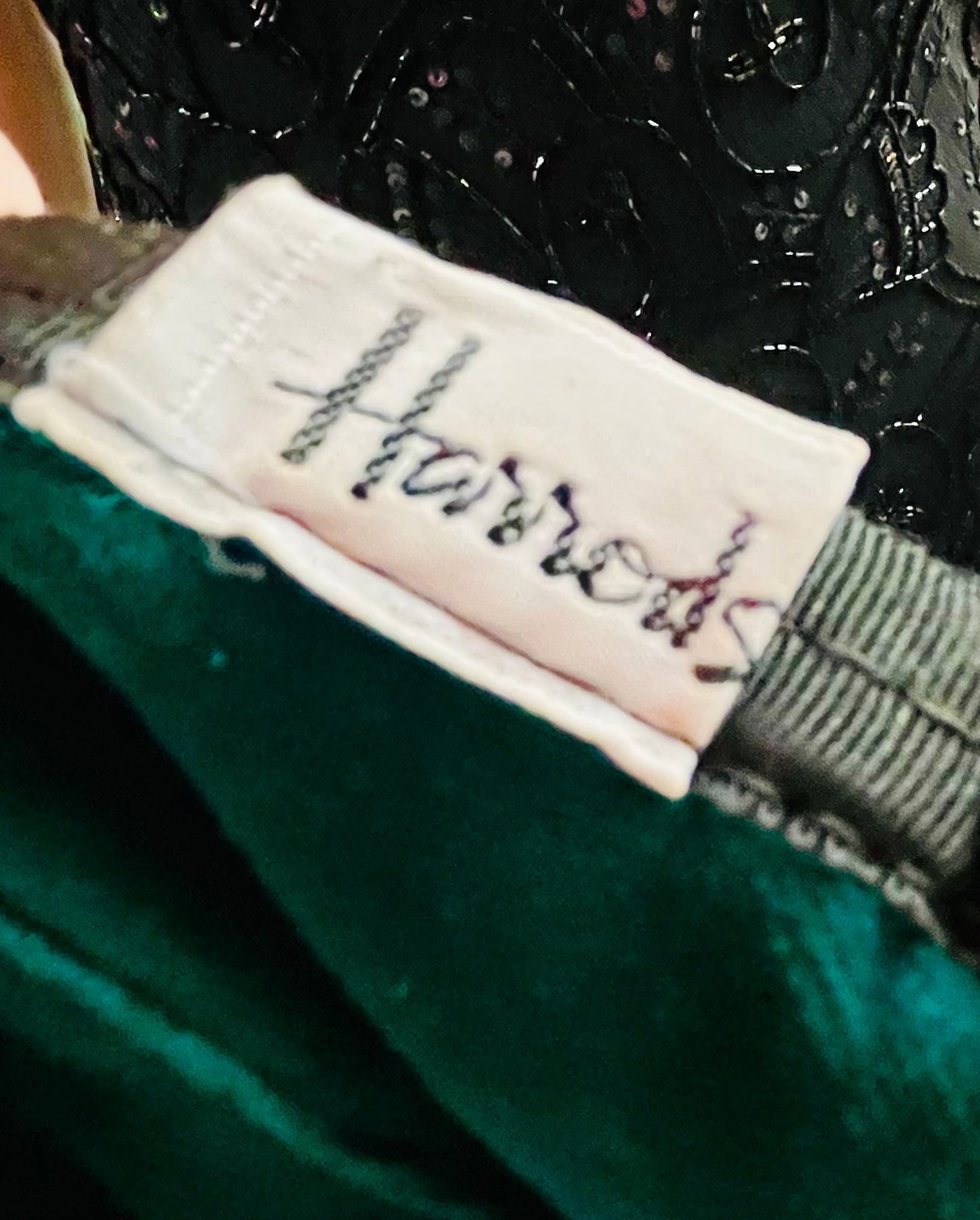 1980s Vintage Harrods Brown Suede Beret