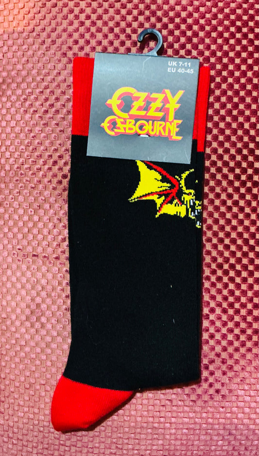 Ozzy Osbourne Black Bat Unisex Ankle Socks