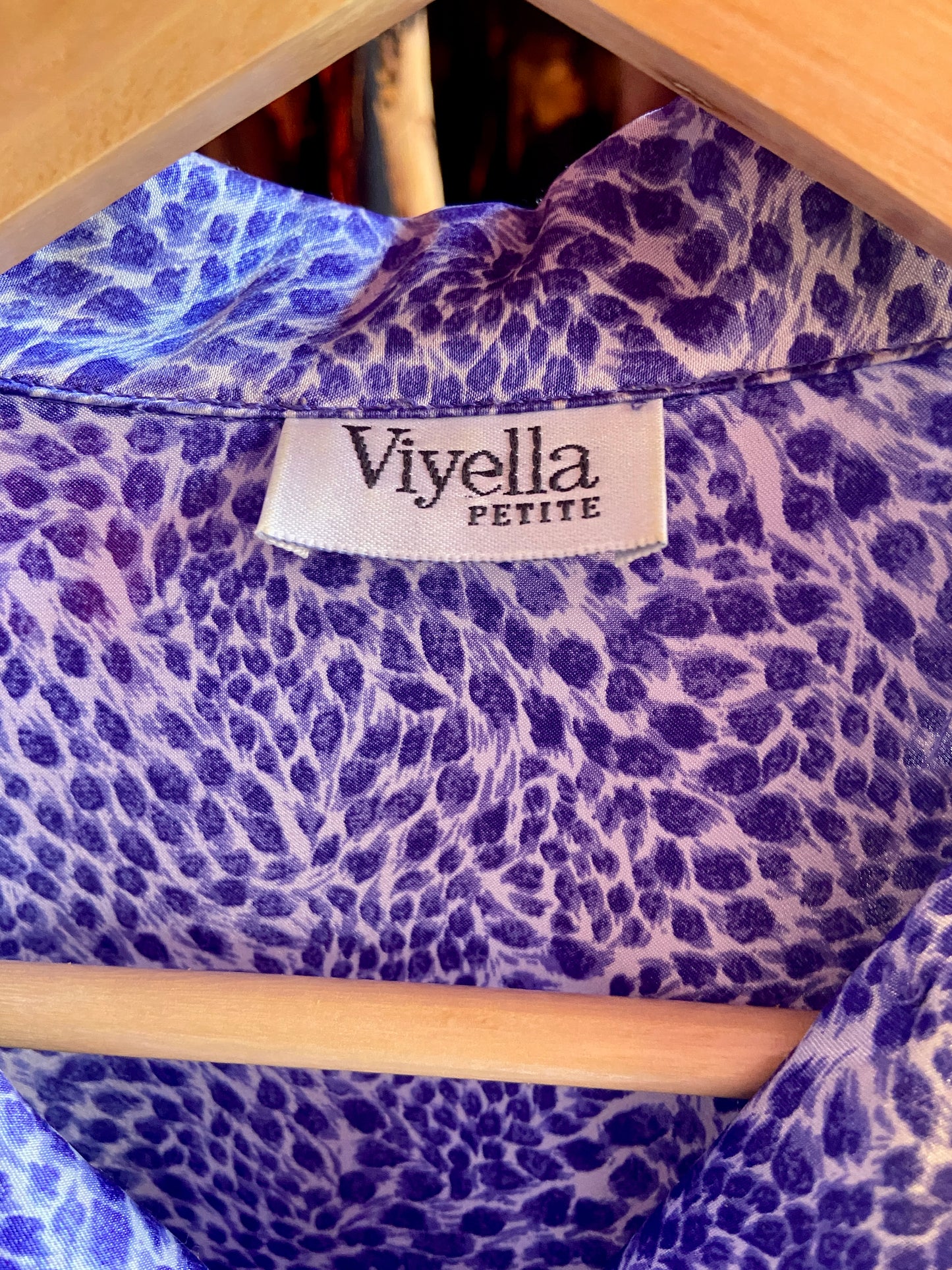 Purple Patterned Shirt