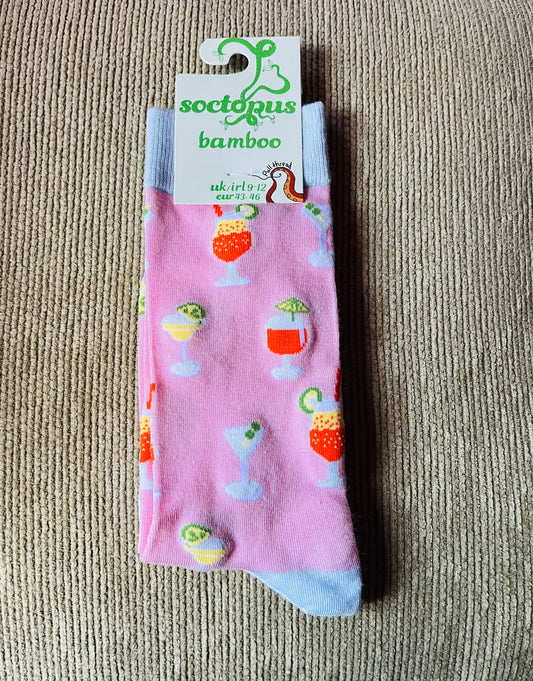 Socktopus Cocktail Party Bamboo Socks