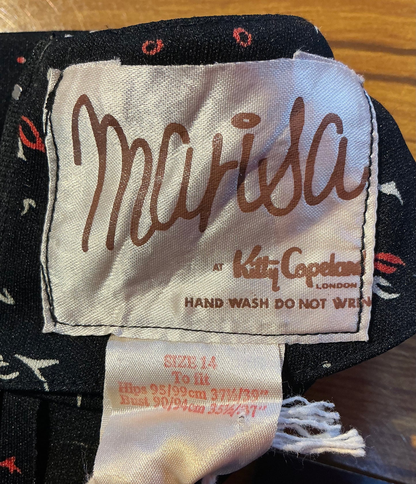 1950s Vintage Marisa at Kitty Copeland Midi Dress