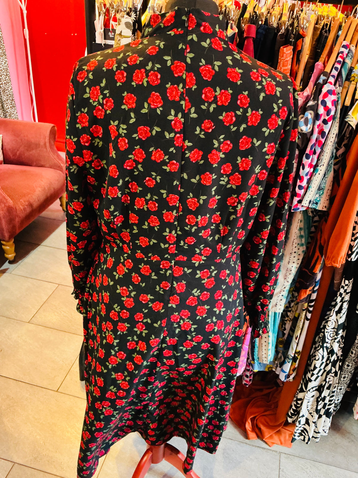 Red Rose Joanie Dress