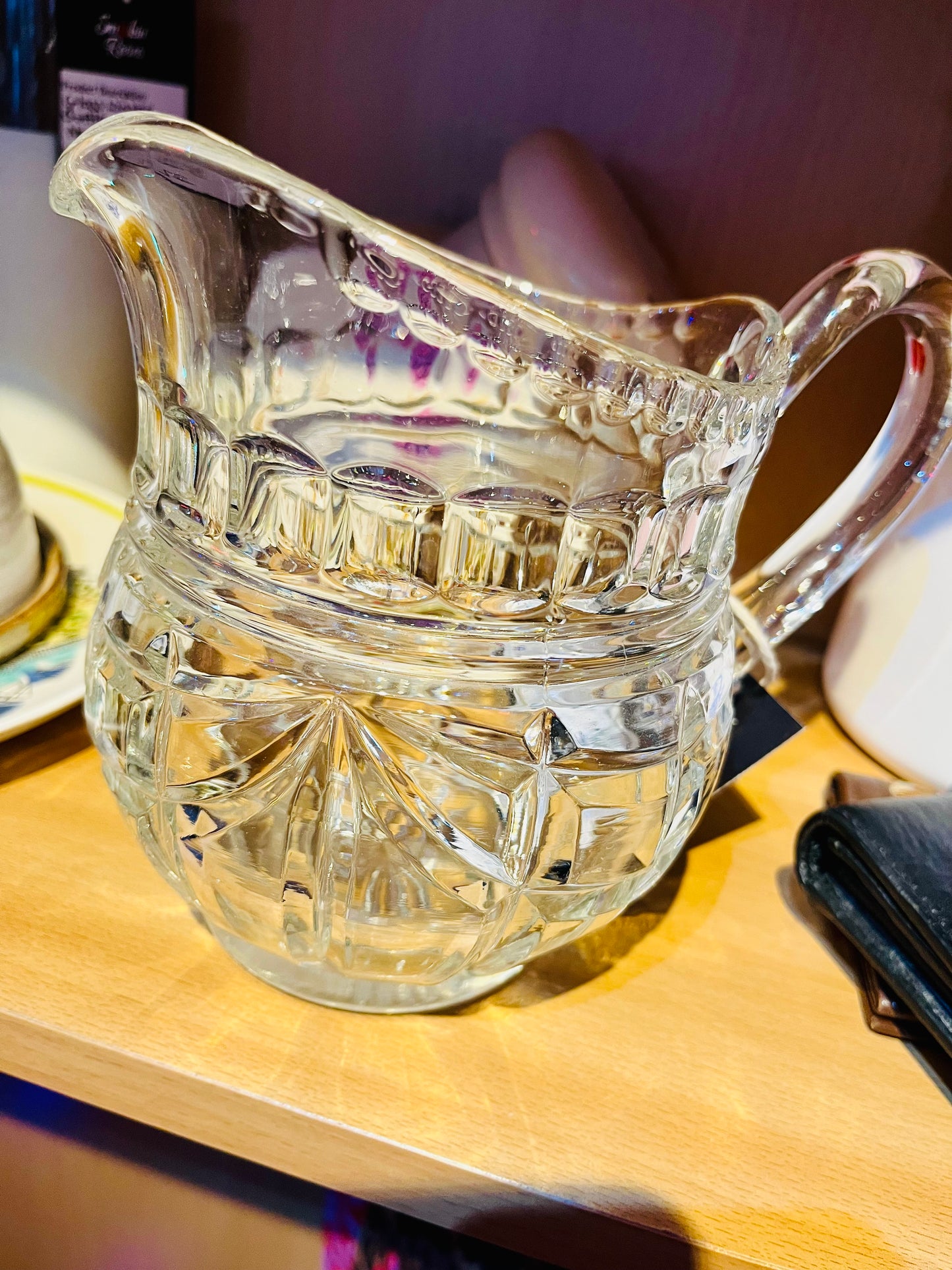 Cut Glass Pitcher