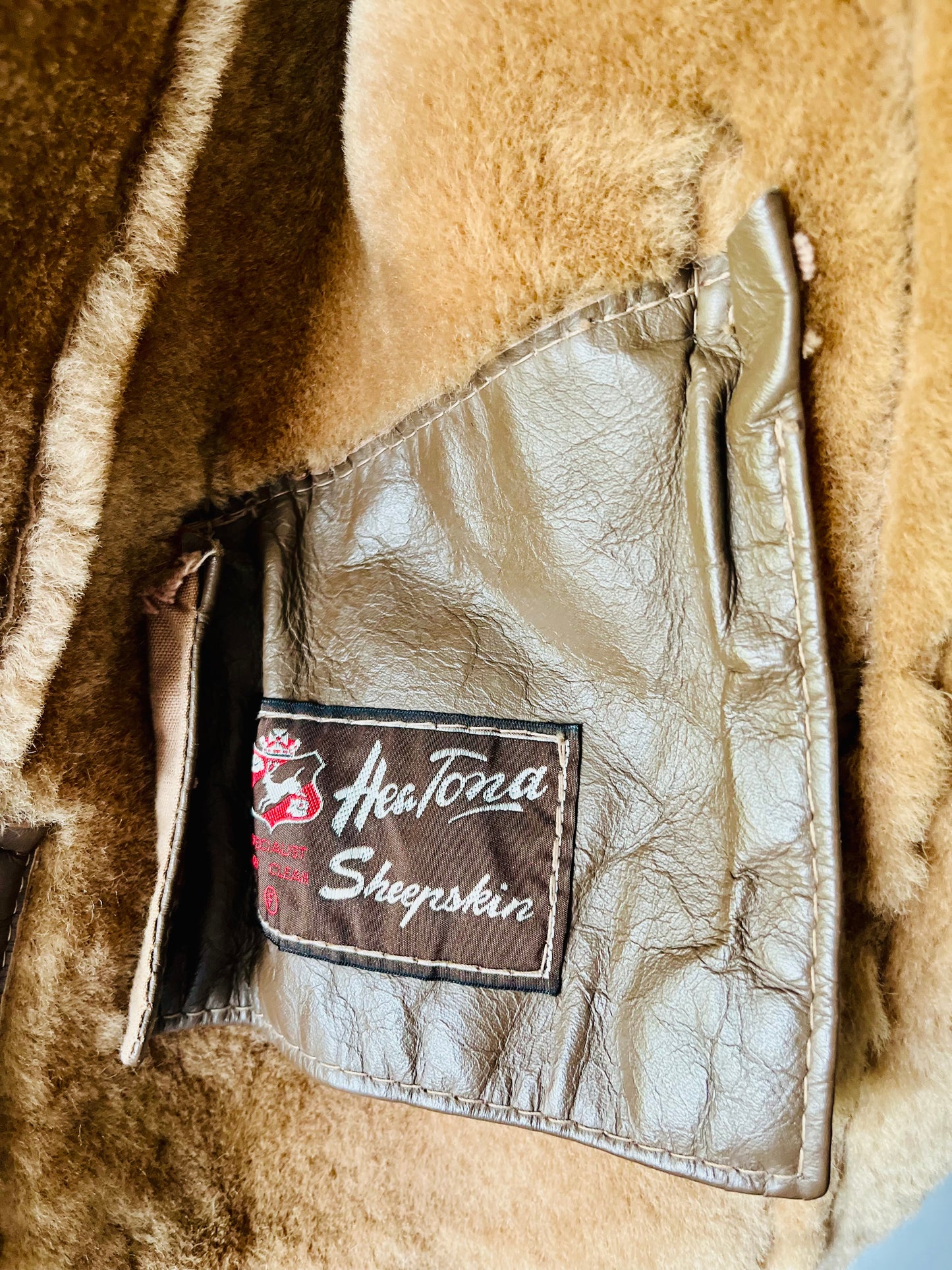 Her Tina Sheepskin Tan Coat
