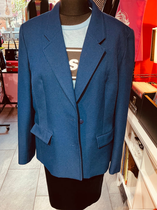 1980s Vintage Navy Eastex Blazer